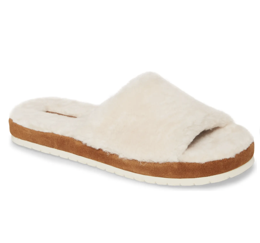 Vince Kalina Shearling Slide Hearth and Soul